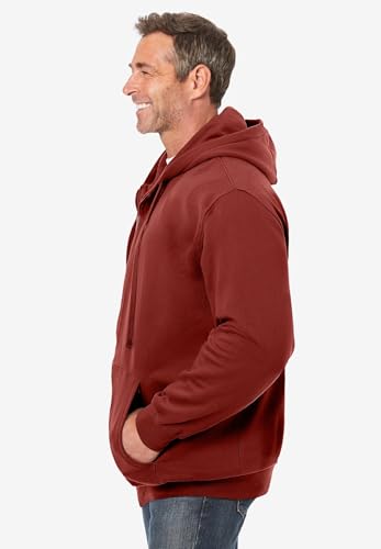 Image of KingSize Men's Big & Tall Fleece Zip-front Hoodie Jacket