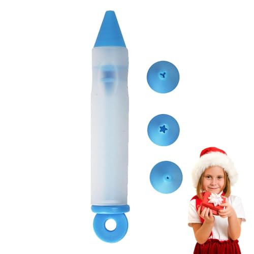 Fukamou Penna Per Tubazioni | Penne Al Cioccolato Per Decorare - Penna Per Scrivere Alimenti In Silicone Con Punte Per Penne Per Tubi Di Glassa, Kit Di Penne Per Decorare Pasticcini Con Crema Per