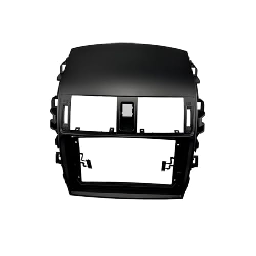 ���W�I�t�@�V�A�t���[�� 9 �C���`�Ԃ� DVD �ؖ��}���`���f�B�A 2 Din MP3 MP5 �r�f�I�I�[�f�B�I�X�e���I�p�l���t���[���P�[�u���n�[�l�X �ɓK������ �J���[�� 2006-2011(Black Frame)