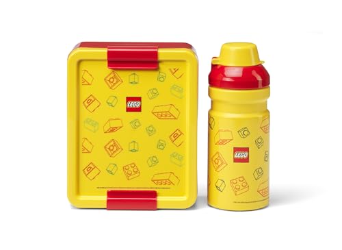 Kit réutilisable pour l'école LEGO avec boîte à lunch solide - 2