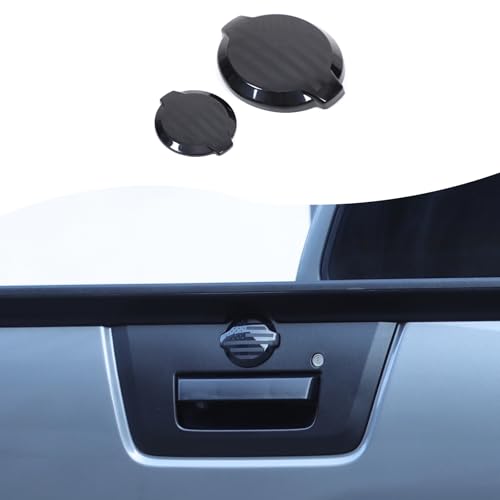 Image of Daeiclru Front Grill Rear Tailgate Emblem Cover Trim Compatible with Nissan Frontier 2009-2017, Front Rear Logo Overlay Decorative Protection Cover Accessories 2PCS (American Flag Pattern)