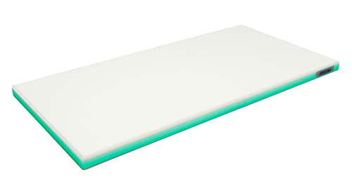 Tabla para cortar rectangular de polietileno verde 50 x 30 cm miniatura 1