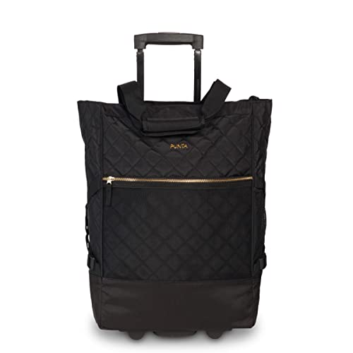 Punta Wheel Classy Einkaufstrolley Einkaufsroller Einkaufswagen Shooping Trolley 10422, Farbe:Schwarz