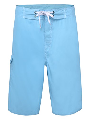 Nonwe Men's Quick Dry Casual Board Shorts 10720-42 Blue