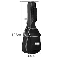 Housse de transport pour guitare – Sac à dos souple – Résistant à l’eau – Rembourré – Pour guitares folk classiques et… - Les Beatles, Paul McCartney, John Lennon, RIngo Starr, George Harrison Housse de transport pour guitare - Sac à dos souple - Résistant à l'eau - Rembourré - Pour guitares folk classiques et… – Image 2