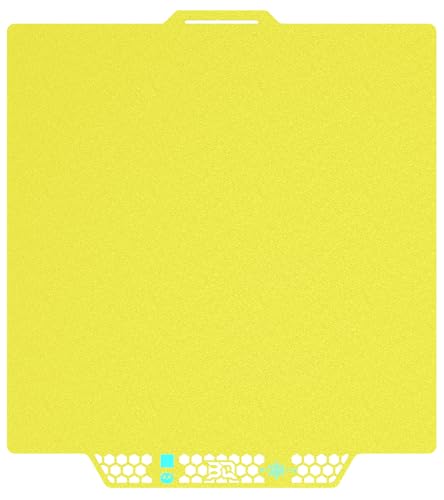 Image of BIQU CryoGrip Pro Glacier-Yellow 257x257MM for Bambu-Lab P1P /P1S /P2S /X1C /X1E /A1 3D Printers Panda Build Plate Double Sided Upgrade Removable Surface Platform