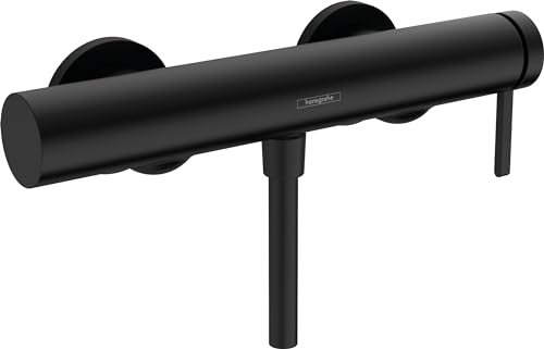 hansgrohe Finoris Single lever shower mixer for exposed installation matt black, 76620670