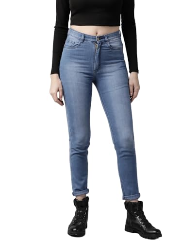 Image of GUTI Womens High Rise Crop Length Jeans()