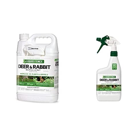 Liquid Fence Deer & Rabbit Repellent, 160 Oz, Multicolor Cover