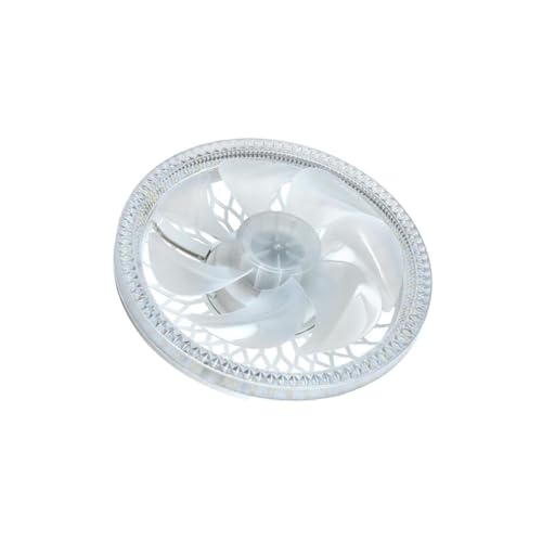 Lámpara de ventilador de techo de plástico con iluminación ajustable silenciosa