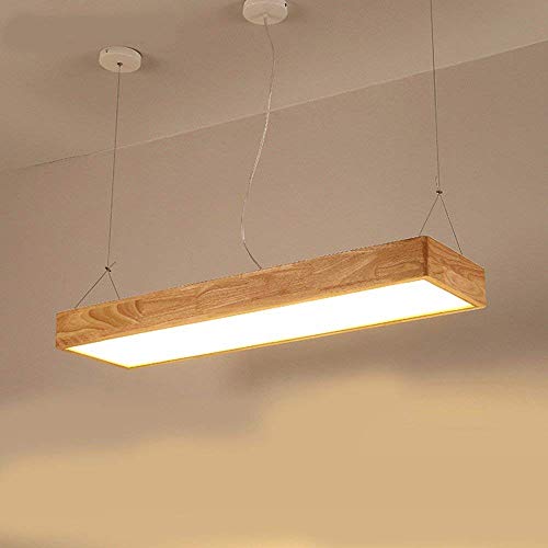 Plafonnier en bois LED 18W fini la pénombre avec ce luminaire suspendu extérieur