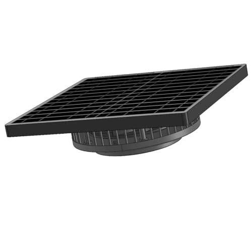 Solar Exhaust Fan, 2250RPM High CFM Ventilation for Up to 500 Sq.Ft Solar Attic Fan, IP65 Waterproof, Auto On/Off, Whisper Quiet - Easy DIY Installation for Garage, Greenhouse, Shed, Roof Vent (8W)