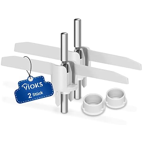 VIOKS SET 2x Mitnehmer/Durchlaufschnitzlerfluegel Ersatz für Bosch 00630760 630760 - Küchenmaschine Bosch MUM5 Zubehörteile Durchlaufschnitzler Cover