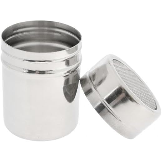 ATORSE 3Xstainless Steel Chocolate Shaker Sugar Powder Cocoa