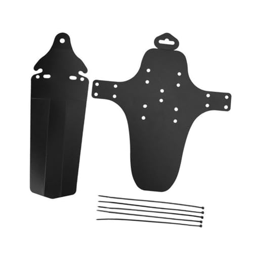 Toyvian 自転車用超薄型プラスチック泥除け 前後フェンダー 軽量耐久 サイクリングアクセサリー 簡単取付 ジップ固定対応 マウンテンロード