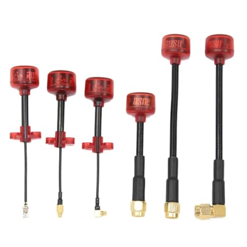 RUSH Cherry FPV 5.8G 1.2dBi Circular Polarization Antenna RHCP LHCP SMA UFL MMCX-J MMCX-JW Connector Adapter for Racing Drones (150mm UFL LHCP)