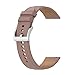 Produktbild Tiggo 20mm Armband für Galaxy Watch 4 40MM Bracelet,Band Ersatzband Lederband,Uhrenarmband Armbänder Strap für Galaxy Watch 4 Classic 42MM/Watch4 44MM/Watch 4 Classic 46MM/Watch 3 41mm (dunkelpink)