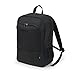 DICOTA Eco Backpack BASE 13-14.1 - Leggero zaino per computer portatile con imbottitura protettiva e spazio di stoccaggio, colore nero