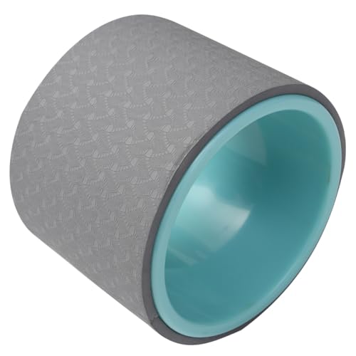 HOMOBABE ヨガホイール バックベンド補助 ピラティスリング 筋トレ器具 柔軟性向上 ウエストシェイプ ヨガトレーニングツール グレー ブルー