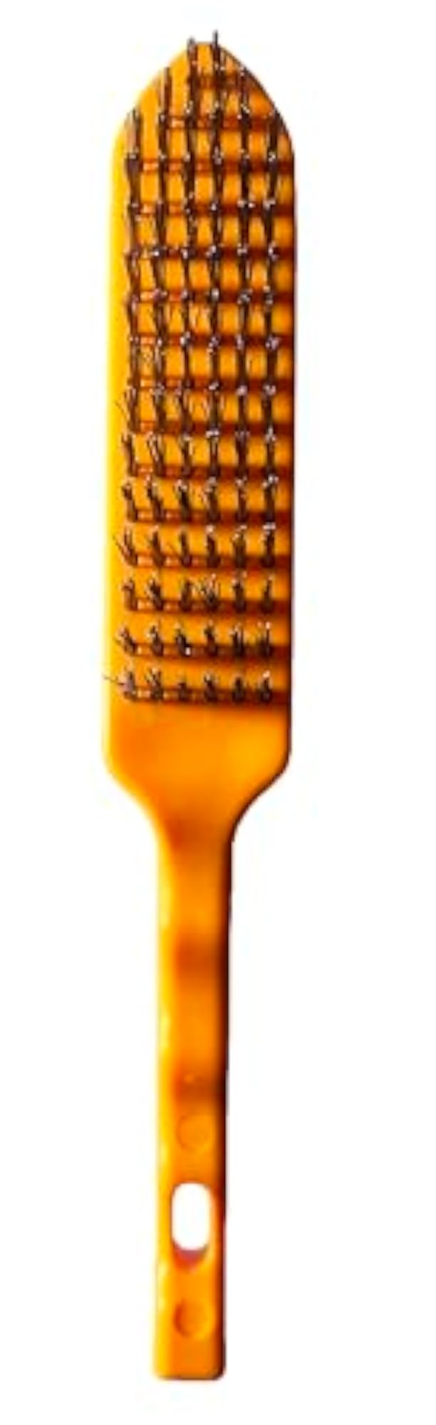 Plastic Handle Carbon Steel Wire Hand Brush, 10 inch, 2 PCS