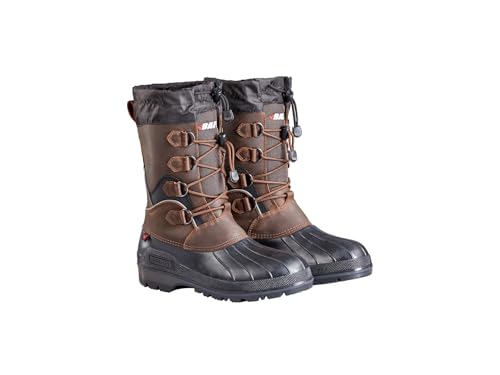 Image of Baffin Men's MOUNTAIN Warm Waterproof Moisture-Wicking Slip-On Style Full Grain Leather Upper Snow Boots | Arctic Rated