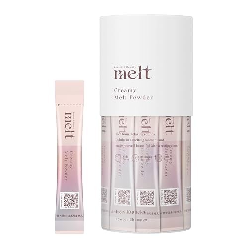 【melt】 メルト クリーミーメルトパウダー 1gｘ10包 休息美容 休息美容 生炭酸 ヘッドスパ スペシャルケア 炭酸パウダー 花王のサムネイル