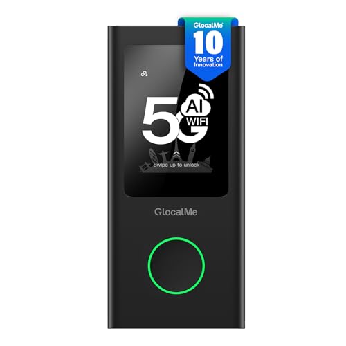 GlocalMe Numen Air 5G Mobile Hotspot, Portable WiFi Hotspot for...