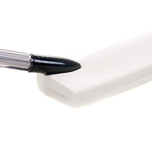 Miniatura 6 de Tuka 4 Metros Protector Borde Anti-Golpe, Forma De U Espuma, Anticolisión Tira Para Seguridad Bebés Y Niños, Suave Protectores Para Borde De Mesa De Vidrio, 2x 2m, Off Blanco, Tkd7003 Off-White