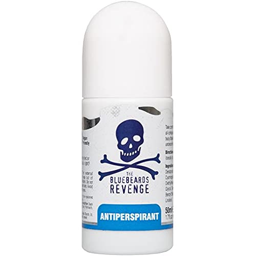The Bluebeards Revenge, Roll-On Antiperspirant for Men, Long Lasting Protection from Sweat & Odour, Fresh Masculine Scent, Eco-Friendly Refillable Bottle, 50ml Cover