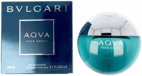Bvlgari Aqva Pour Homme for Men Eau de Toilette Spray, 3.4 Ounce