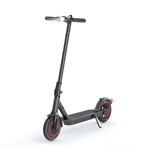 Patinete electrico, Motor de 350W, 25 KM/H, Alcance de 30 km, Patinete electrico Adultos, Plegable, neumáticos de 8,5', Pantalla LED y aplicación, Freno de Tambor. (Negro)