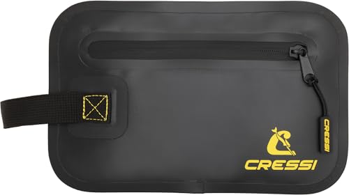 Cressi Lyos Dry Pouch Black-Bolsa Multiuso Impermeable Fabricada en PVC Tarpulin Negro, Diseñada para Transportar y Proteger Objetos y Accesorios Diversos del Agua, la Arena, el Polvo y Humedad - imagen 3