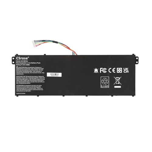 CSrose AC14B18J 3ICP5/57/80 Batterie pour Acer Aspire ES1-531 ES1-533 ES1-571 ES1-731 ES1-131 ES1-521 ES1-522 V3-111 V3-111P V5-122 V5-132 Extensa 2519 Chromebook 11 CB3-111 13 CB5-311 AC14B13J