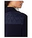 Liverpool Los Angeles Women's Long Sleeve Zip Front Sweater Jacket Sleek Navy Large