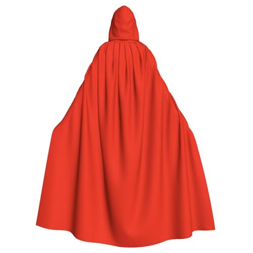 WXBHHJN Capa de color escarlata para Halloween, Navidad, con capucha, capa negra y blanca para fiesta de cosplay de vampiro, parca, mago, bruja, cosplay