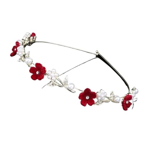 Serre-tête fleur en métal mince couleur lavande pour mariée et demoiselle d'honneur