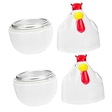 Photo Gallery zunoxaz 2 pezzi cuociuova vapore in plastica forma resistente al calore per forno contenitore compatto e facile da usare per colazione veloce e Photo Gallery zunoxaz 2 pezzi cuociuova vapore in plastica forma resistente al calore per forno contenitore compatto e facile da usare per colazione veloce e