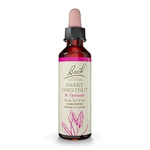 Bach Original Flower Remedies, Sweet Chestnut for Optimism, Natural Homeopathic Flower Essence, Holistic Wellness and Stress Relief, Vegan, 20mL Dropper