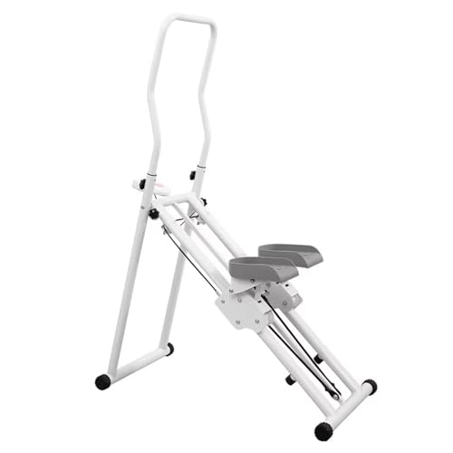 Máquina paso a paso de escalera vertical, máquina plegable for escalar montañas, máquina paso a paso for entrenamiento de cuerpo completo con pantalla LCD, escalador de ejercicios for gimnasio en casa