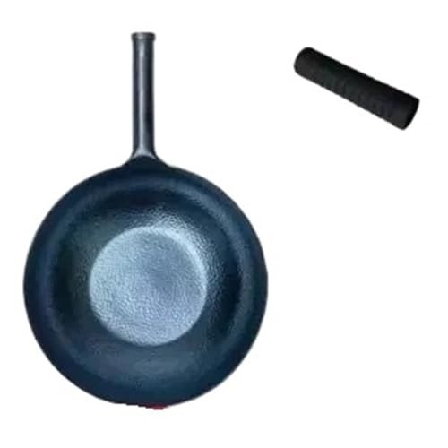 Wok de hierro sin recubrimiento 32cm sin tapa miniatura 1