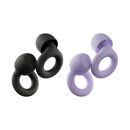 Image of Loop Earplugs Quiet Bundle (2-Pack) Flexible Reusable Ear Plugs for Sleep, Focus, Travel & Noise Sensitivity | Comfy Adjustable Fit | 24 dB Noise Reduction