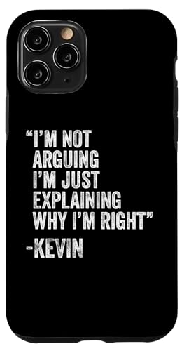KEVIN Citazione Divertente Compleanno Personalizzato Nome Idea Ingegnere Custodia per iPhone 11 Pro