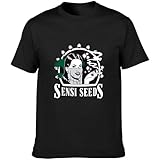 EDJ Sensi Seeds Weed Ganja Marijuana T Shirt Black M