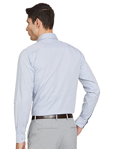 Image of Raymond Men Cotton Structure Slim Fit Shirt