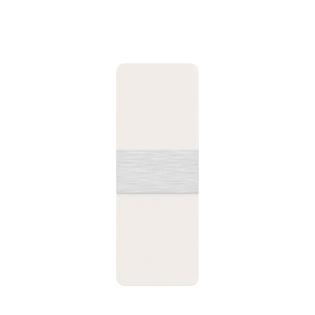 Klighten Lámpara de pared Interior 12W Moderna Apliques de Pared Blanco Natural 4000K perfecto para Salon Dormitorio Sala Pasillo Escalera(2 pack)