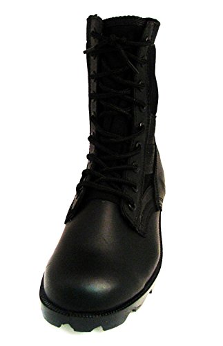 Men's Jungle Boots G.I. Type Lace up Tactical Combat Military Work Shoes Width: Wide (W or 2E), Black, Sand3