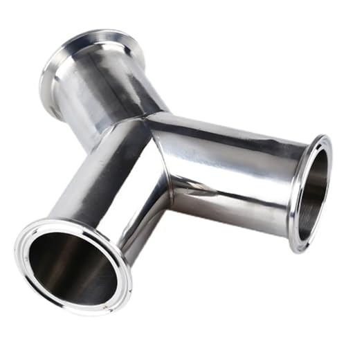 Tri Clamp Y de 51mm con ferrule de 64mm en acero inoxidable SUS 304 5