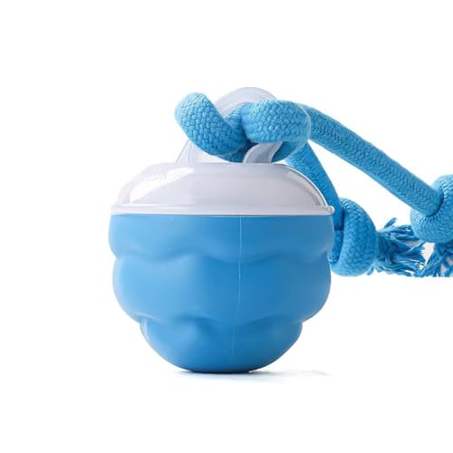 Qztuory 自動で動くボール 犬用おもちゃ USB充電可能 自動的に転がる 安全頑丈 屋内/屋外 遊び 運動不足対策 ストレス解消 小型犬 中型犬 大型犬 ペット用品 ドッグボール (青)