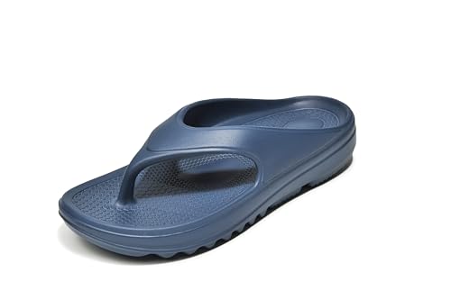 CTAOVEOA Flip Flops for Women, Orthotic Lightweight Beach Slides Sandals Anti Slip Shower Slippers with Ultra Soft Arch Support Non-Slip