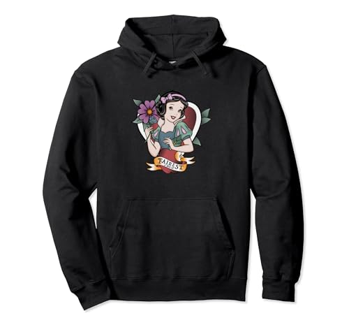 Sweat Disney Blanche Neige pull à capuche imprimé Heart Banner pour femme et homme
